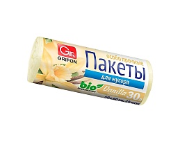 Мешки для мусора 30 л, ароматизированные, Ваниль, бежевые, в рулоне 20 шт., ПНД, 9 мкм, 560х530 мм, GRIFON Aroma, 101-020 V в Хабаровске Мешки для мусора 30 л, ароматизированные, Ваниль, бежевые, в рулоне 20 шт., ПНД, 9 мкм, 560х530 мм, GRIFON Aroma, 101-020 V в Хабаровске