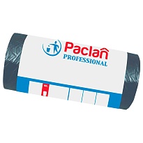 Мешки для мусора 60 л, черные, в рулоне 50 шт., ПНД, 6,2 мкм, 800х600 мм, PACLAN Professional, 604078 в Хабаровске