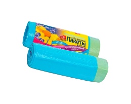 Мешки для мусора 35 л, ароматизированные, Морской Бриз, голубые, в рулоне 10 шт., ПНД, 12 мкм, 560х530 мм, GRIFON Aroma, 101-080 M в Хабаровске