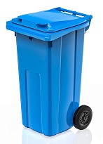Мусорный контейнер 120 л голубой в Хабаровске