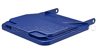 Комплект крышки для контейнера 120 л. синяя синий в Хабаровске Комплект крышки для контейнера 120 л. синяя синий в Хабаровске