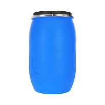 Бочка пластиковая 127 л с хомутом в Хабаровске Бочка пластиковая 127 л с хомутом в Хабаровске