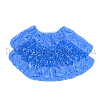 Бахилы голубые 2000 шт (1000 пар), 16 мкм, однослойные, с одной резинкой, Эконом в Хабаровске