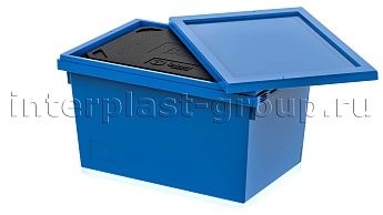 Изотермический контейнер KV 6432 в сборе с крышкой голубой в Хабаровске