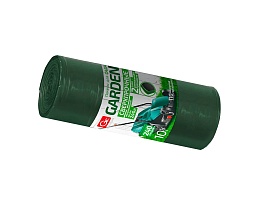Мешки для мусора 240 л, двухслойные, зеленый, в рулоне 10 шт., ПВД 35 мкм, 1400х1100 мм, GRIFON PROFF GARDEN, 101-520 в Хабаровске