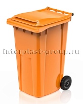 Контейнер для мусора 240 л оранжевый облегченный 240 оранжевый в Хабаровске