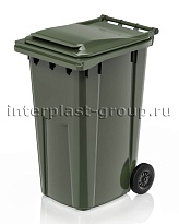 Контейнер для мусора 240 л зеленый облегченный 240 зеленый в Хабаровске Контейнер для мусора 240 л зеленый облегченный 240 зеленый в Хабаровске